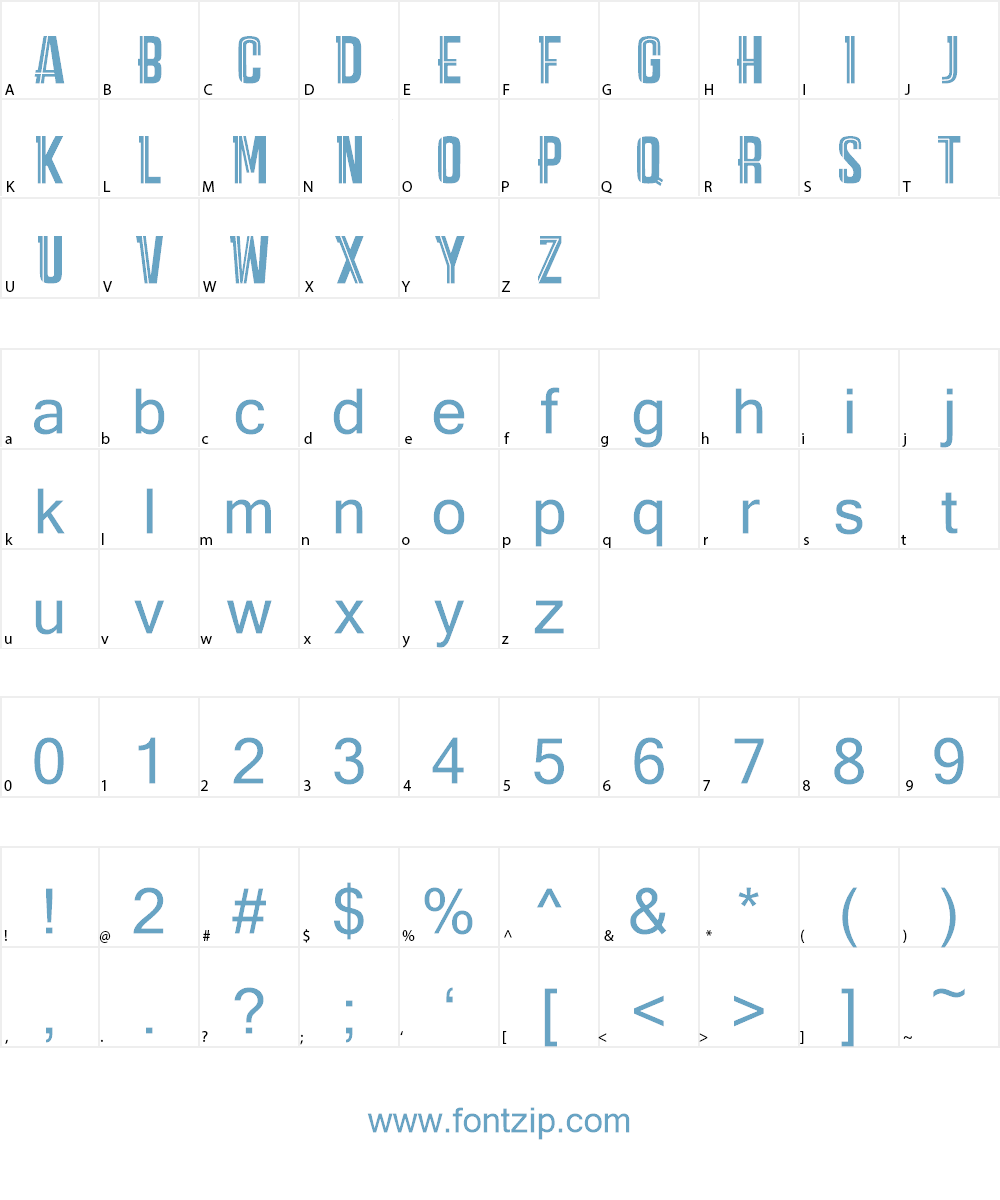 CARPE DIEM MARK DEMO Font Character